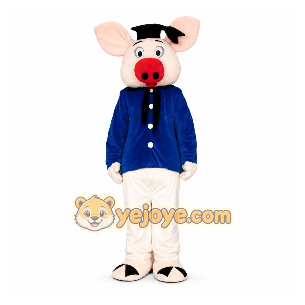 Pig Doctor Mascot Costume Pig Doctor Mascot Costume