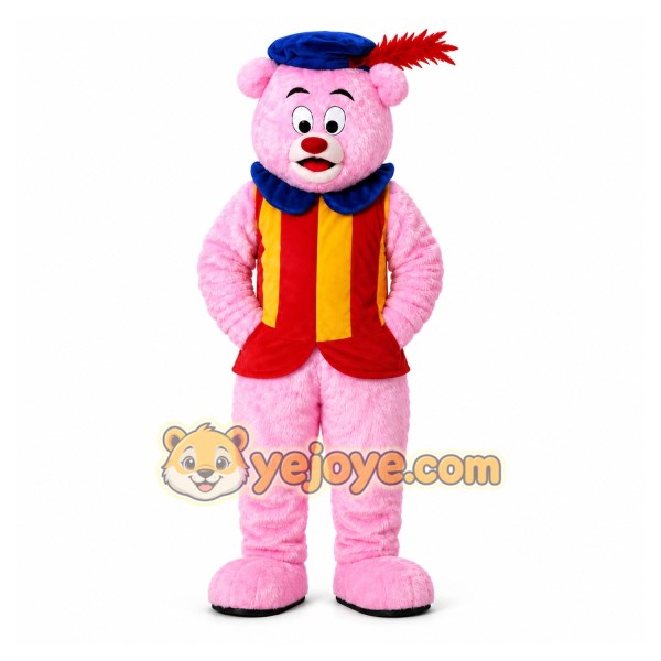 Pink Bear Gumiś Mascot Costumes