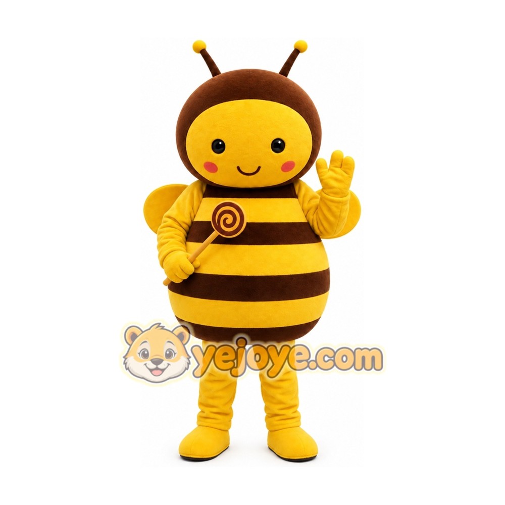 Bee Adult Cartoon Mascot Costume Bee Adult Cartoon Mascot Costume