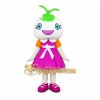 Pink Dress Girl Bean Sprout Mascot Costume