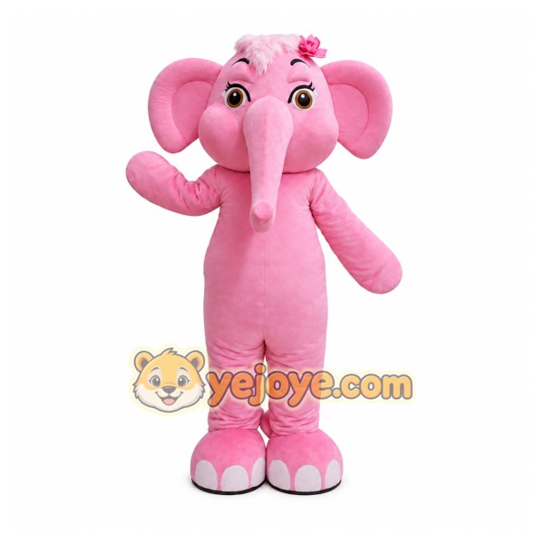 Pink Elephant Character Mascot Costume Cosplay Outfits Pink Elephant Character Mascot Costume Cosplay Outfits