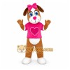 Pink Female Dog Mascot Costume Pink Female Dog Mascot Costume