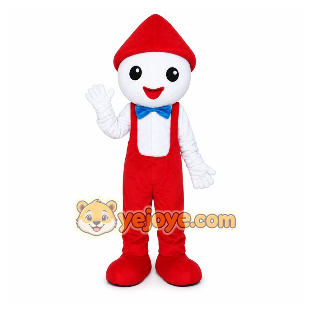 Pink Girl Red Hat Mascot Costume Pink Girl Red Hat Mascot Costume