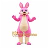 Pink Kangaroo Suit Party Cartoon Mascot Costume Pink Kangaroo Suit Party Cartoon Mascot Costume