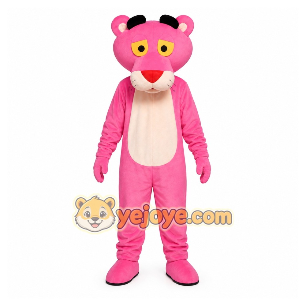 Pink Panther Mascot Costume for Adults