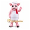 Pink Pig Chef Mascot Costume Pink Pig Chef Mascot Costume