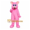 Pink Pig Mascot Costume Pink Pig Mascot Costume
