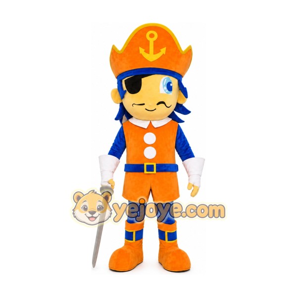 Pirate Boy Mascot Costume