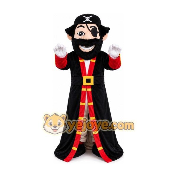 Pirate Captain Mascot Costume