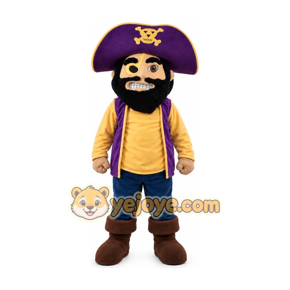 Pirate Mascot Costume Adult Cartoon Pirate Pirate Mascot Costume Adult Cartoon Pirate