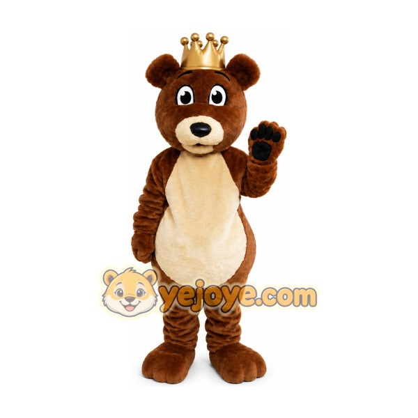 Plush Bear Mascot Costume
