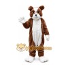 Plush Bulldog Mascot Costume