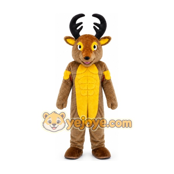 Plush Deer Mascot Costume