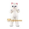 Plush Fat White Persian Cat Mascot Costume Plush Fat White Persian Cat Mascot Costume