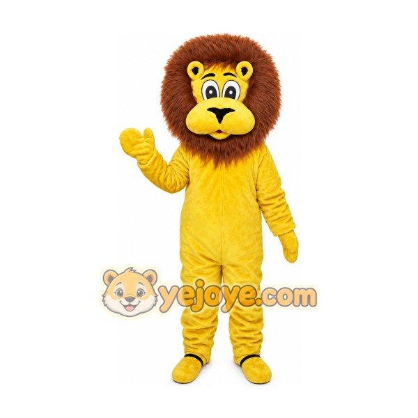 Plush Lion Mascot Costume Adult