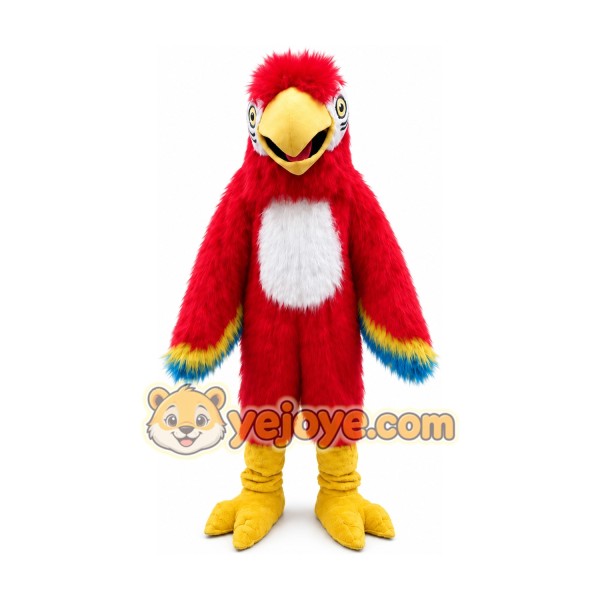 Plush Parrot Mascot Costume