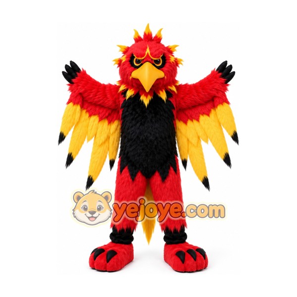 Plush Pheonix Mascot Costume