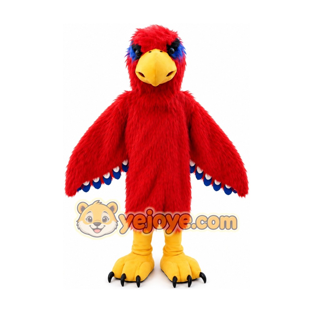 Plush Red Hawk _ Eagle _ Falcon Mascot Costume Plush Red Hawk _ Eagle _ Falcon Mascot Costume