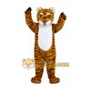 Plush Striped Tiger Mascot Costume Adult Plush Striped Tiger Mascot Costume Adult