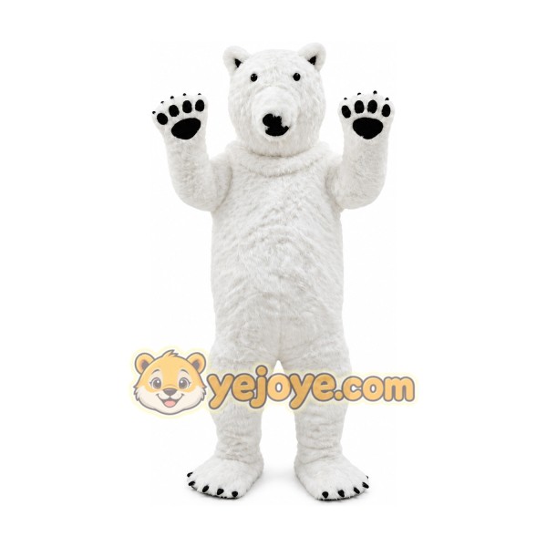 Polar Bear Mascot Costume for Adults