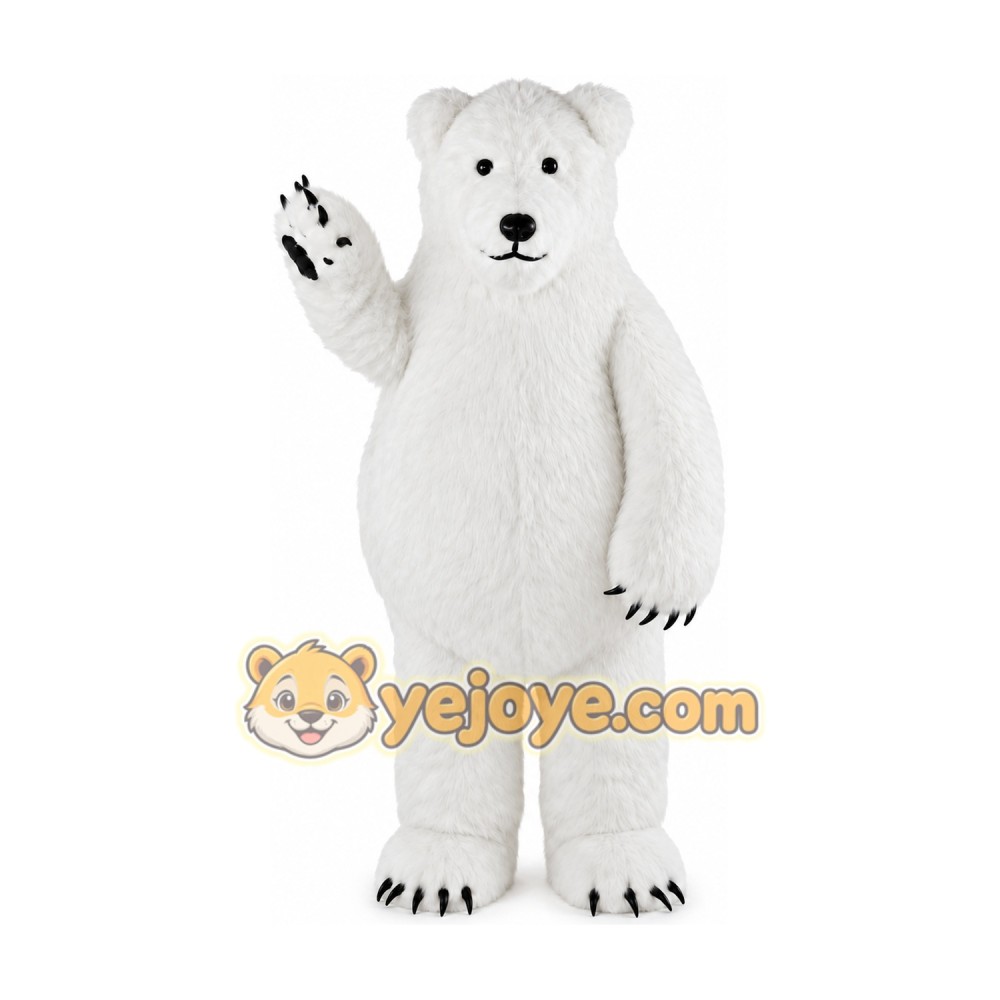 Polar Bear Mascot Costume Polar Bear Mascot Costume
