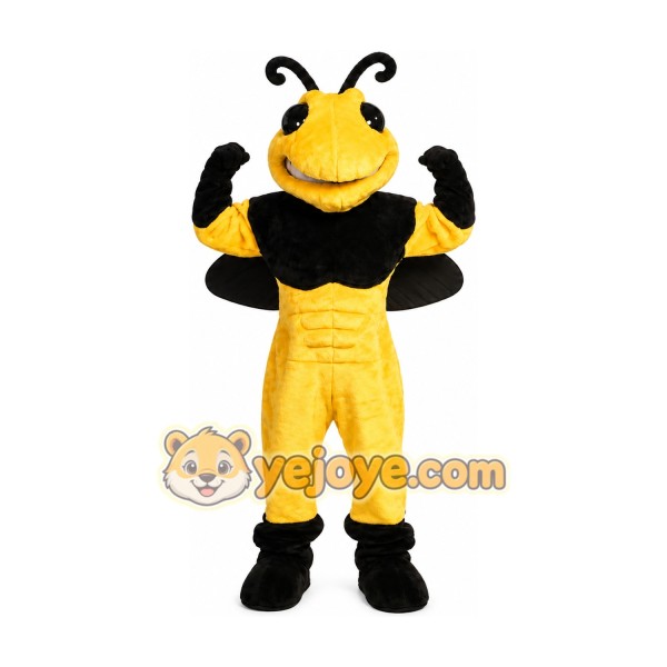 Power Hornet Bee Mascot Costume Power Hornet Bee Mascot Costume