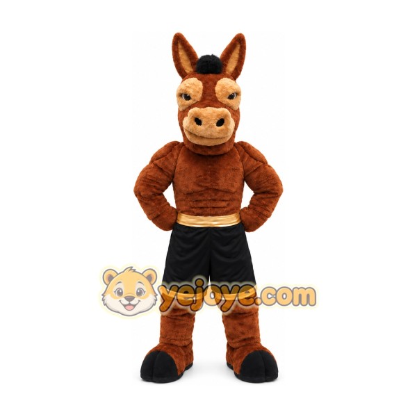 Power Mule Mascot Costume for Adults