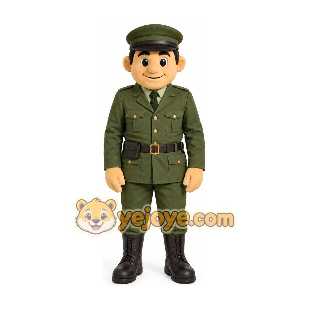 Private Soldier Warrior Mascot Costume