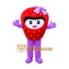 Professional Girl Strawberry Fruit Mascot Costume