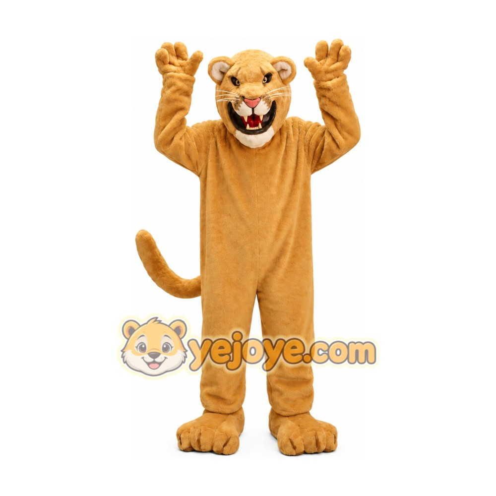 Professional Golden Lion Mascot Costume Professional Golden Lion Mascot Costume