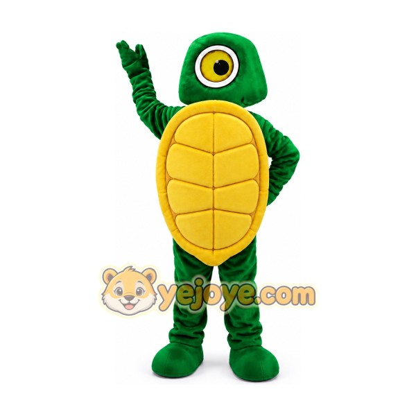 Green Turtle Mascot Costume