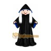 Black-Robed Wizard Mascot Costume Black-Robed Wizard Mascot Costume