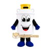 White Gas Cylinder Mascot Costume White Gas Cylinder Mascot Costume