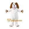 Brown and White Dog Mascot Costume Brown and White Dog Mascot Costume