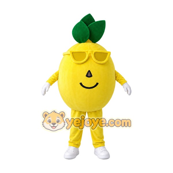 Yellow Lemon Mascot Costume