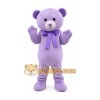 Purple Bear Mascot Costume Purple Bear Mascot Costume