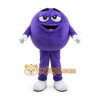 Purple Chocolate Beans Mascot Costume