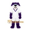 Purple Dog Mascot Costume Custom Cartoon Characte Purple Dog Mascot Costume Custom Cartoon Characte