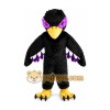 Black Bird with Purple Markings Mascot Costume