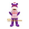 Purple Hippo Mascot Costume Purple Hippo Mascot Costume