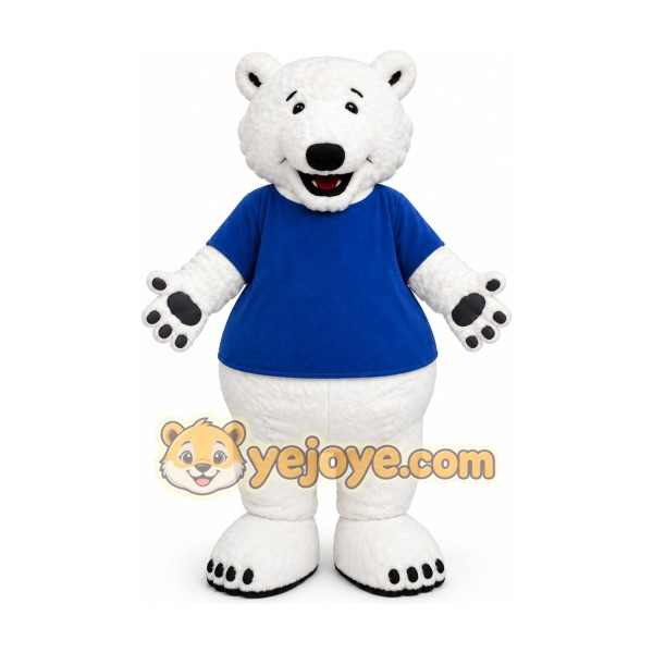 Quality Polar Bear Mascot Costume