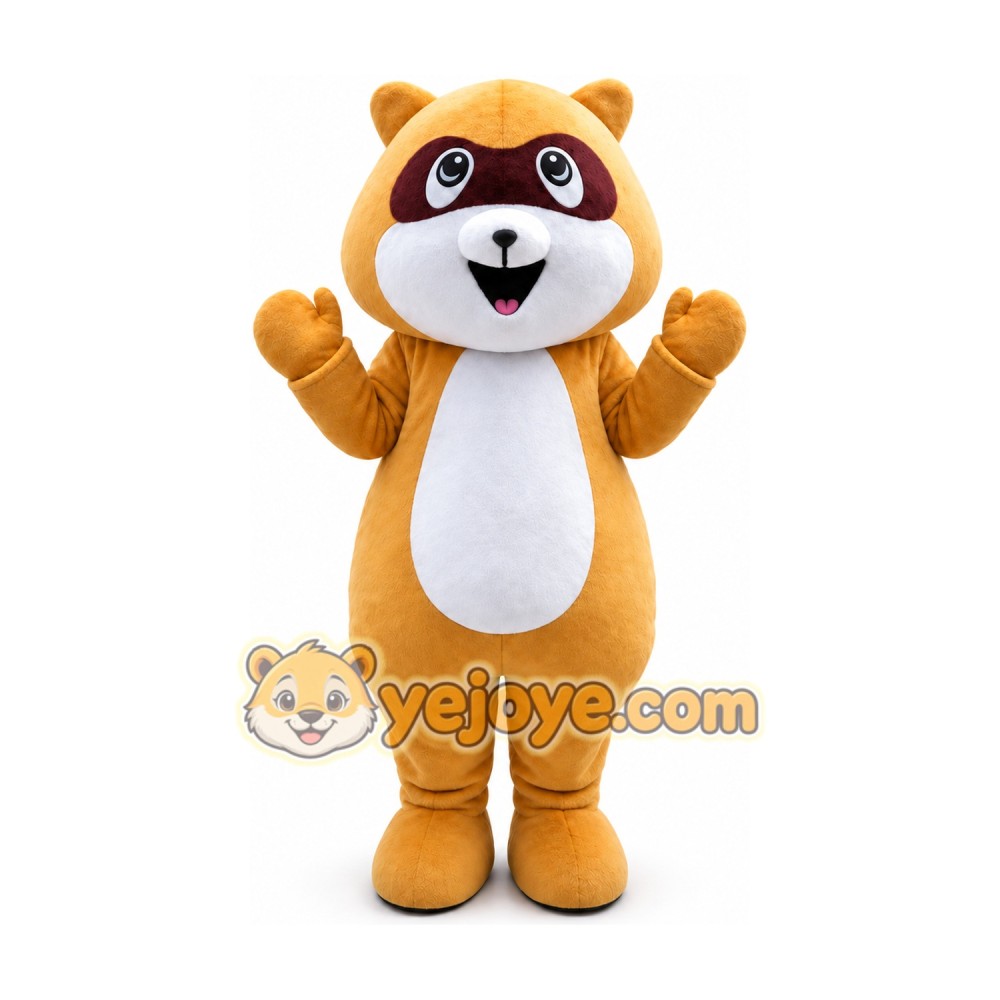 Racoon Cartoon Mascot Costume