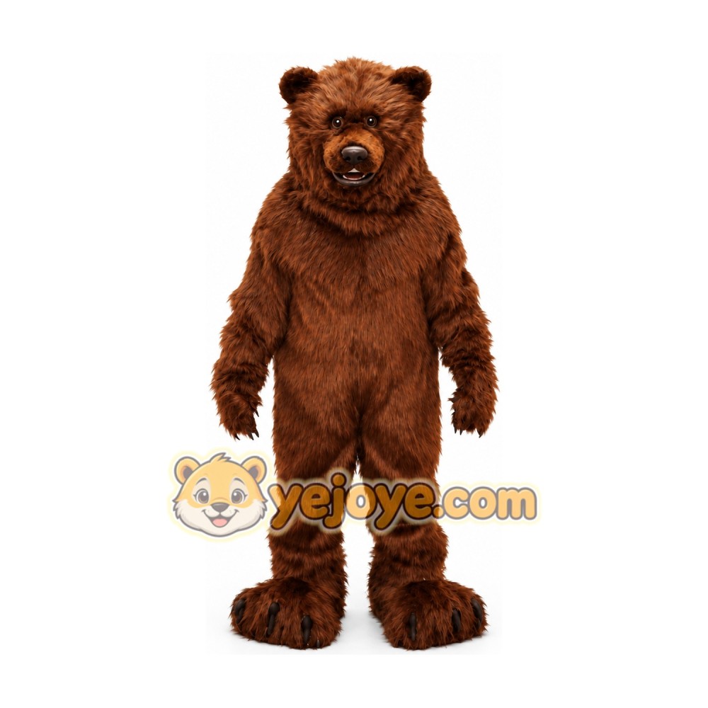 Brown Bear Mascot Costume