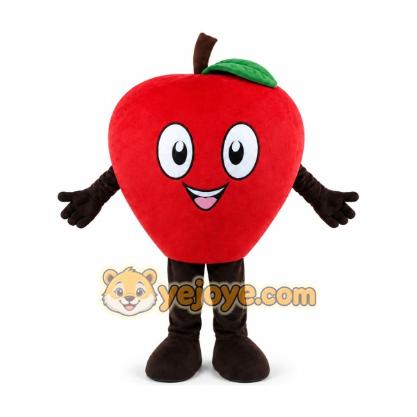 Red Apple Mascot Costume Red Apple Mascot Costume