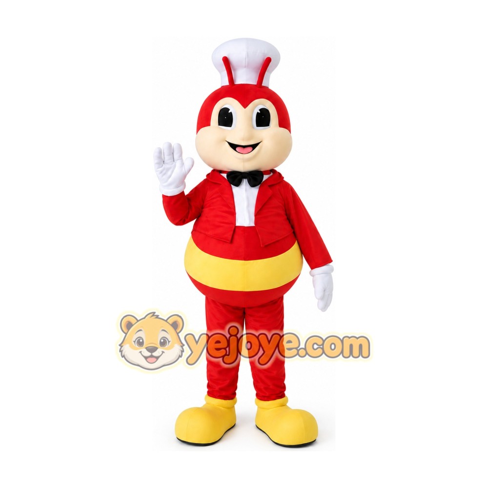 Red Bee Mascot Costume Animal Costume
