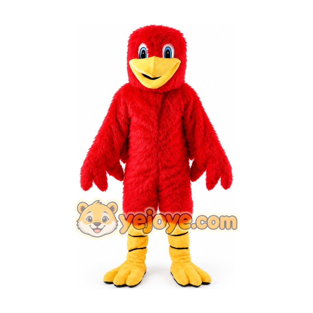 Red Bird Halloween Mascot Costume Red Bird Halloween Mascot Costume
