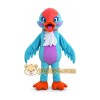 Blue and Red Bird Mascot Costume Blue and Red Bird Mascot Costume
