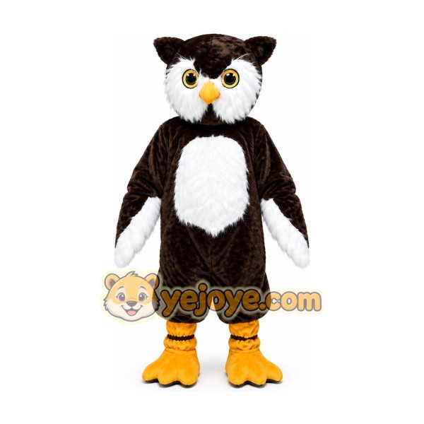 Big Brown Owl Mascot Costume