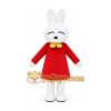 Red Coat Rabbit Mascot Costume Red Coat Rabbit Mascot Costume