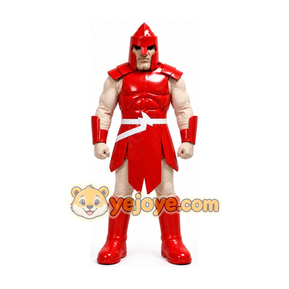 Red Colony Titan Mascot Costume Adult Warrior Knight Costumes Red Colony Titan Mascot Costume Adult Warrior Knight Costumes